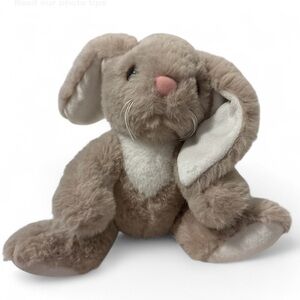 The Bearington Collection Lil’ Boomer bunny Rabbit Super Soft Plush Easter 7”